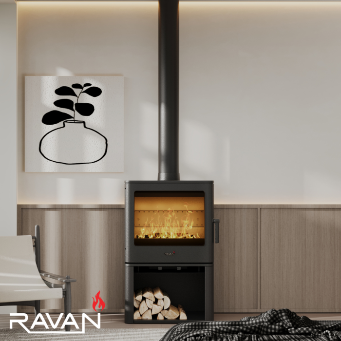 Чавунна піч-камін Ravan Aragon 16 кВт