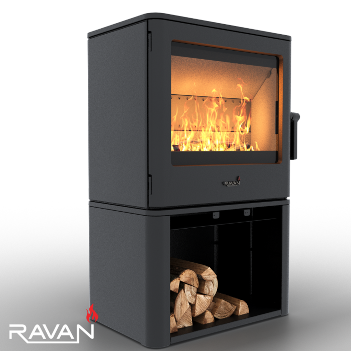 Чавунна піч-камін Ravan Aragon 16 кВт
