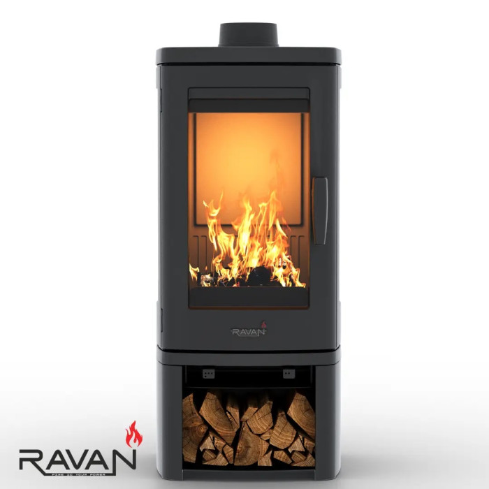 Чавунна піч-камін Ravan Elara 10 кВт