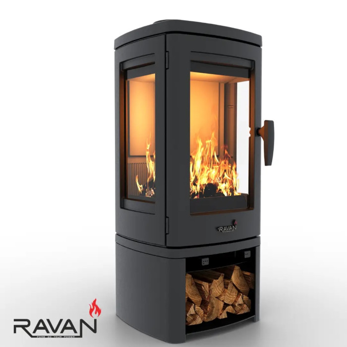 Чавунна піч-камін Ravan Elara 10 кВт