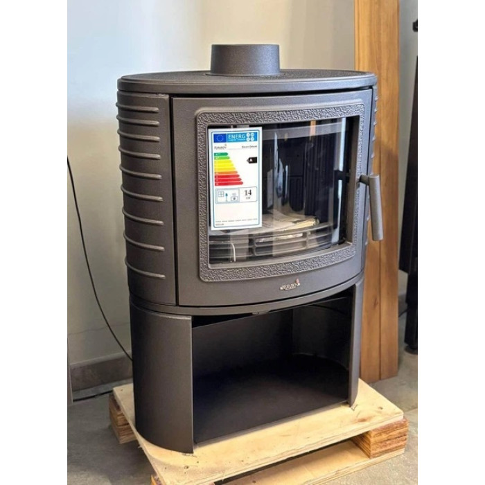 Чугунная печь-камин Ravan Deluxe 14 кВт