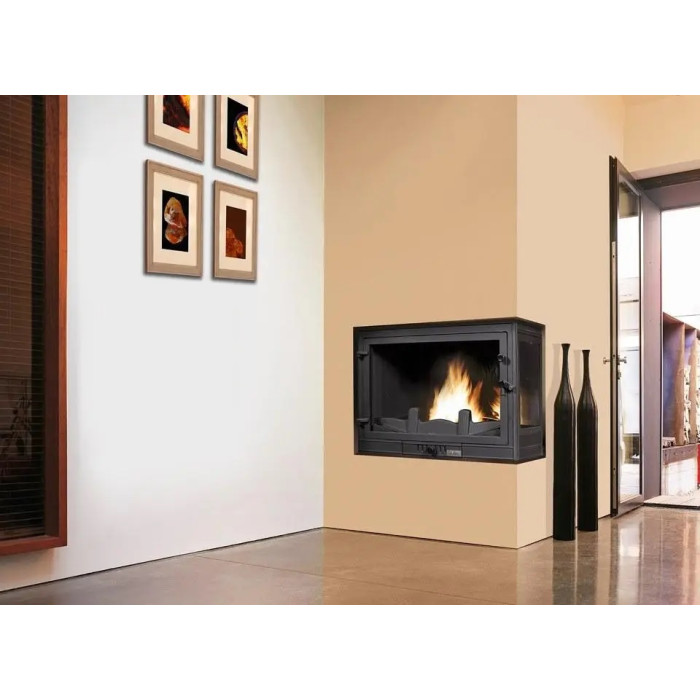 Каминная топка Uniflam 700 Eco с шибером правое стекло